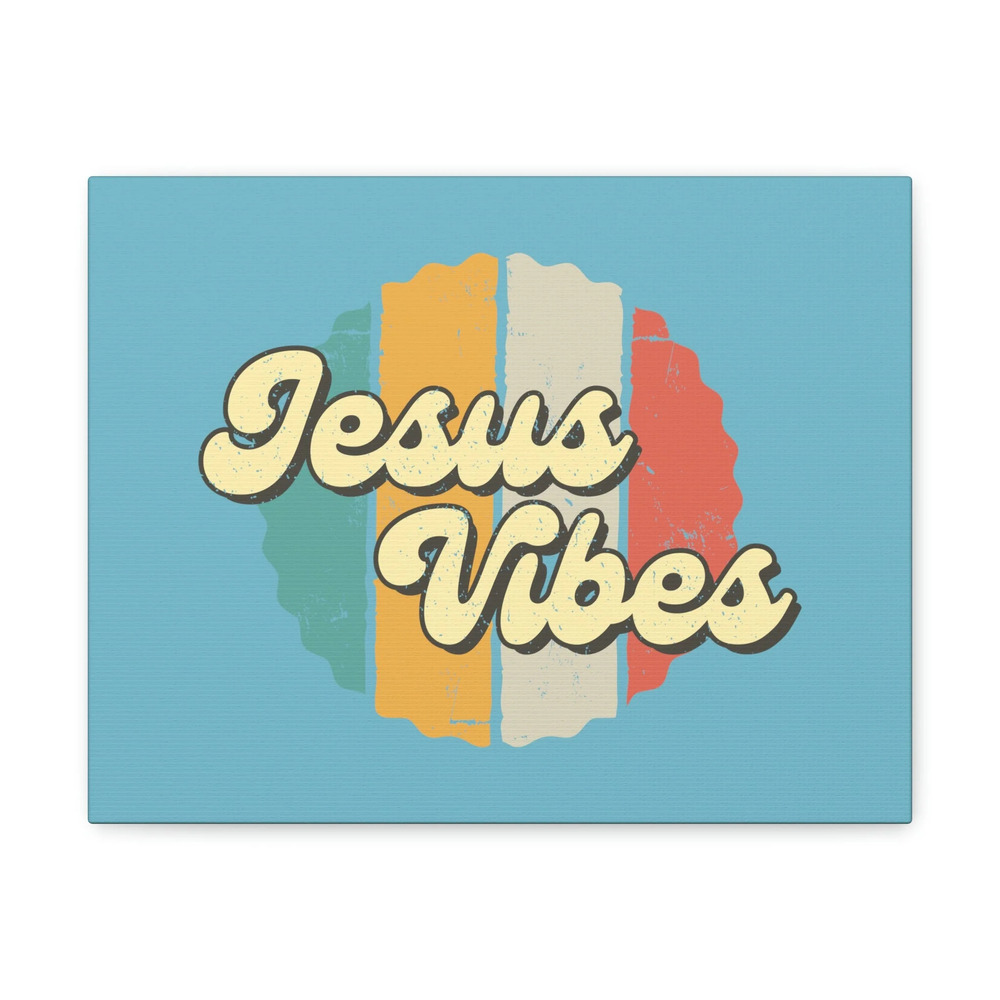 Scripture Walls John 1:14 Jesus Vibes Old Theme Bible Verse Canvas Christian